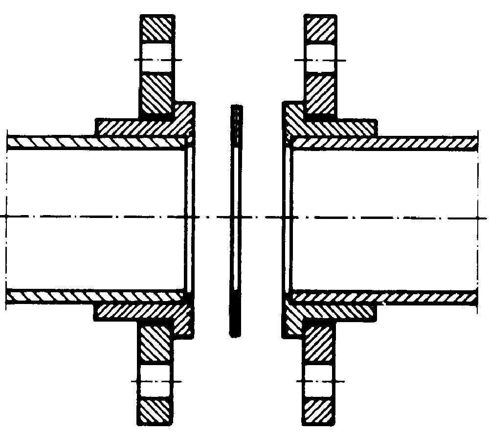 Схема фланцевых соединений