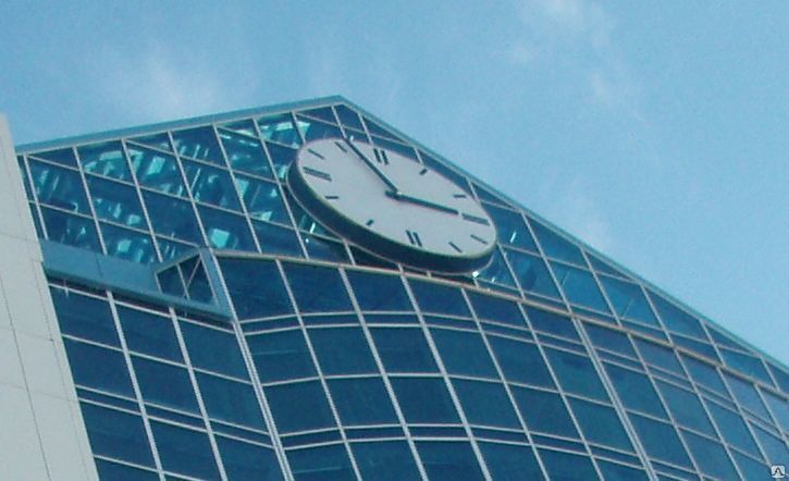 Часы фасадные настенные Сургут, ТК "City Centre", 4,5м
