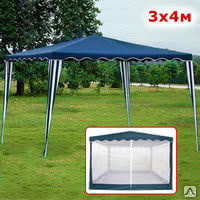Садовый шатер 3х3м зеленый