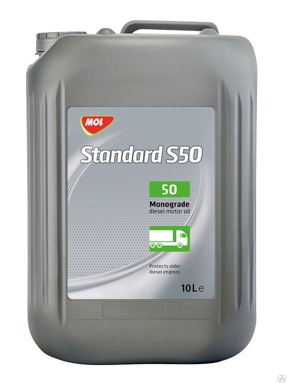 Моторное сезонное дизельное масло MOL Standard S 50 10 л