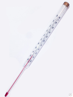 Термометр стеклянный жидкостной ТТЖ-М (0...100 С) 
