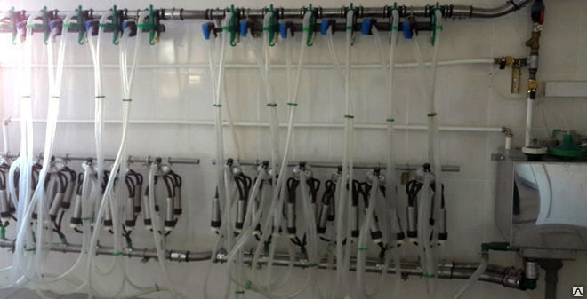 Установки доильные с молокопроводом для маш. доения коров в стойлах УДМ-100