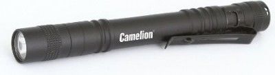 Фонарь ручной LED51517 (2*LR03 в компл) 1св/д 3W (100lm) алюминий, 3 режима, Camelion