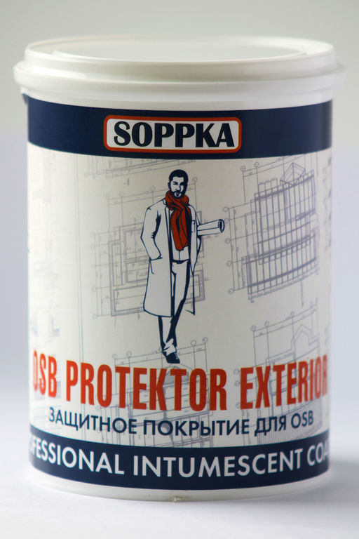 Пропитка для OSB огне-био для наружных работ SOPPKA , 10 л