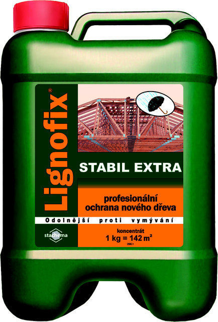Антисептик для древесины Lignofix Stabil Extra ( концентрат 5 л на 600 м2)