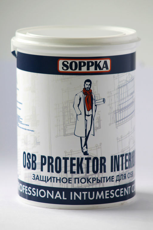 Пропитка огне-био для ОСП для внутренних работ SOPPKA, 10 л