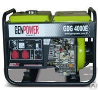 Портативная дизельная электростанция GenPower GDG 4000 E
