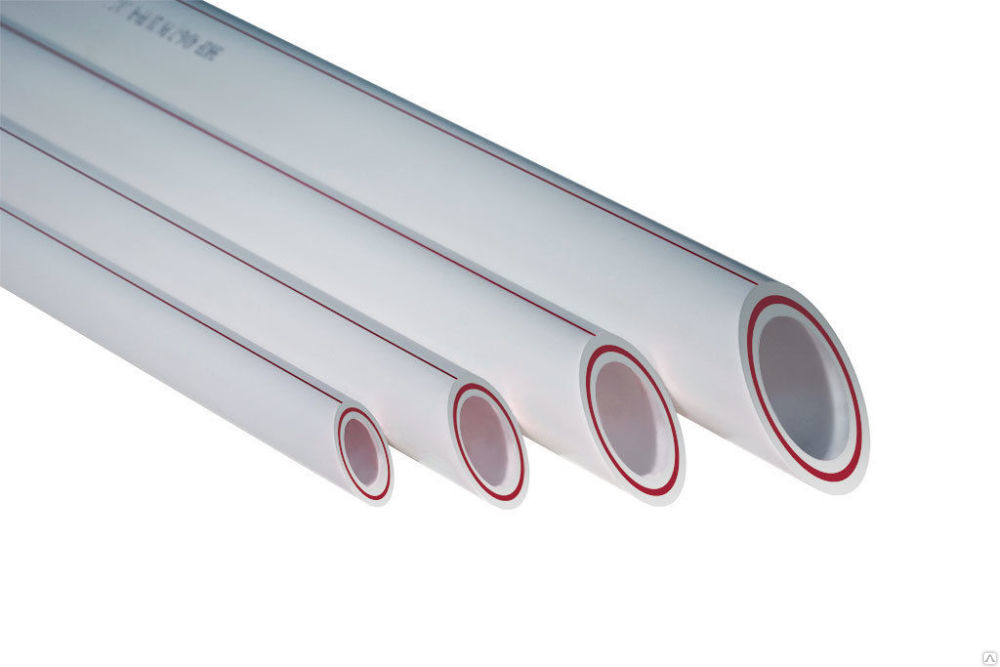 Труба стекловолокно SDR 7,4 (PN 20) ф40 x 5,5 мм (серая / белая)
