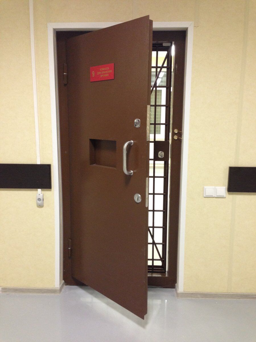 Двери бронированные для КХО и КХН ГОСТ Р 51072-2005.