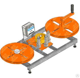 Устройство (станок) для перемотки/отмотки рулонных материалов (пленки ПВХ, ткани) УПРМ-1300-70-50Р