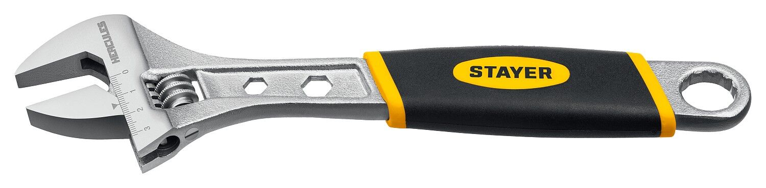 STAYER Chromax, 250/30 мм, разводной ключ, Professional (27262-25) 27262-25_z01