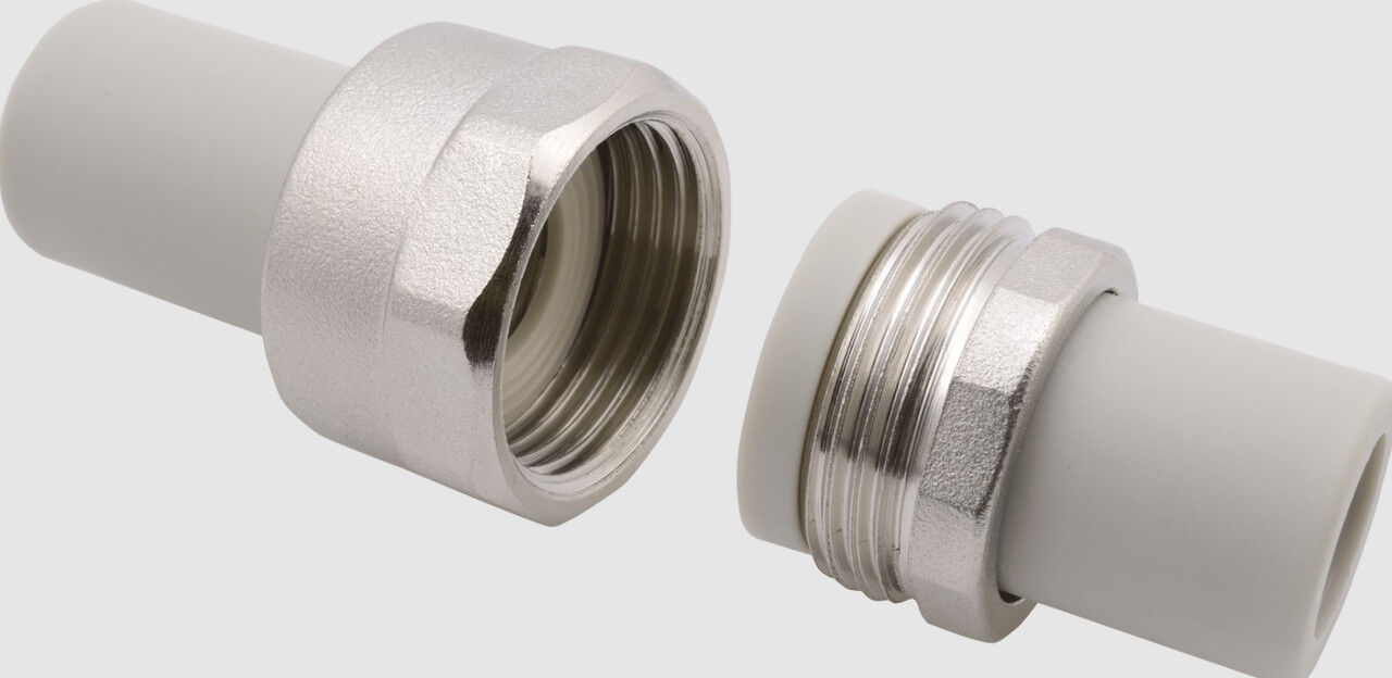 Соединитель для труб, Ду32х16, L= 1 мм, Материал: сталь, Покрытие: с полимерным покрытием, Цвет/рал.: RAL3005