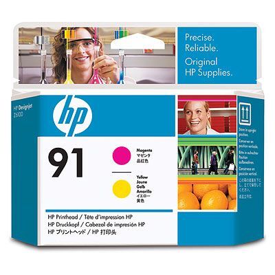 HP Печатающая головка Printhead 91 Magenta and Yellow (C9461A)
