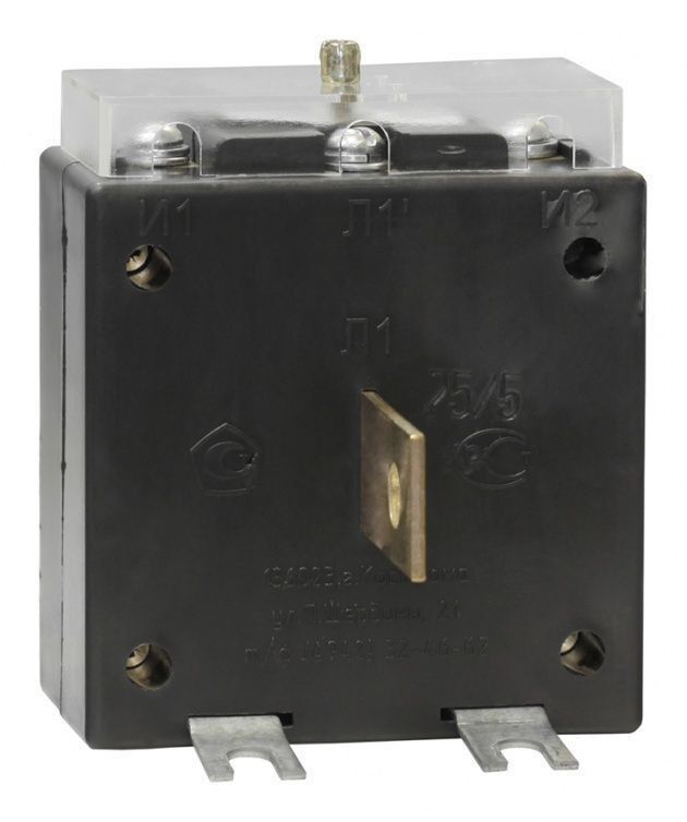 Трансформатор тока Т-0,66 75/5, класс точности 0,5, номинальная вторичная нагрузка 5 ВА