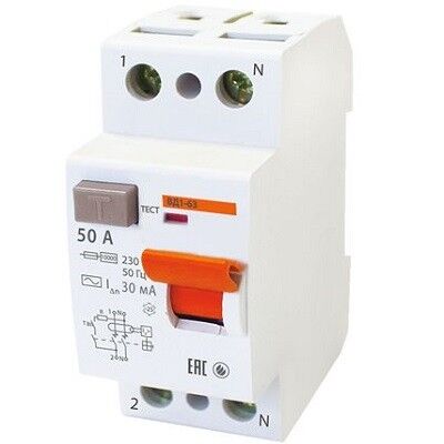 Выключатель дифференциального тока (УЗО) ВД1-63 2P 50А/30мА