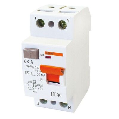 Выключатель дифференциального тока (УЗО) ВД1-63 2P 63А/30мА