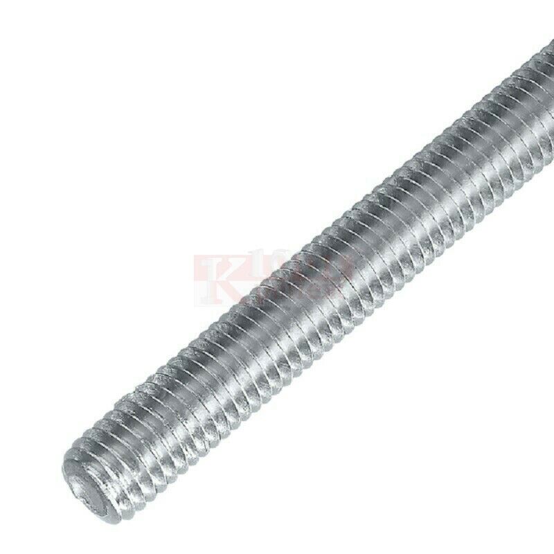 DIN 975 4.8-5.8 Шпилька резьбовая для фундаментных и черновых работ оц. сталь, M6x1000 мм 1001 КРЕПЕЖ