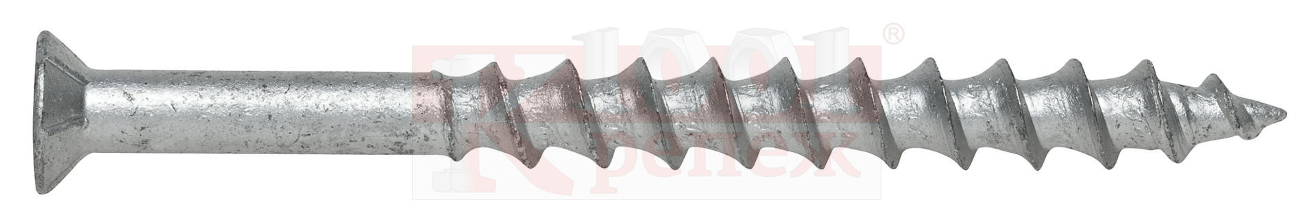 KBRM Шуруп для легкого бетона Sormat с потайной головкой, 8x90 30/10 мм