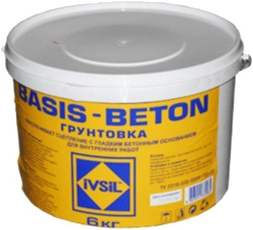 Грунтовка бетонконтакт Ivsil BASIS-BETON 12 кг