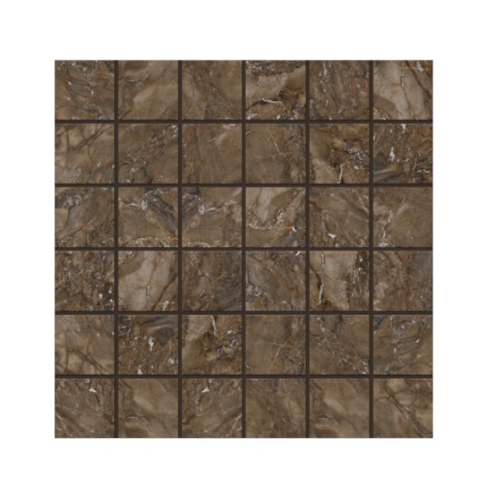 Мозаика Estima Bernini BR04 (5x5) 30x30 см полированная Dark Brown