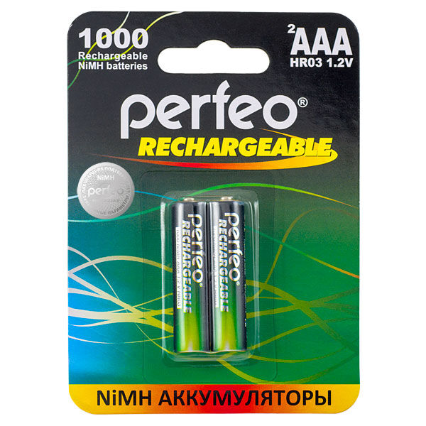Аккумулятор Perfeo ААA/R03-1000mAh 1.2B