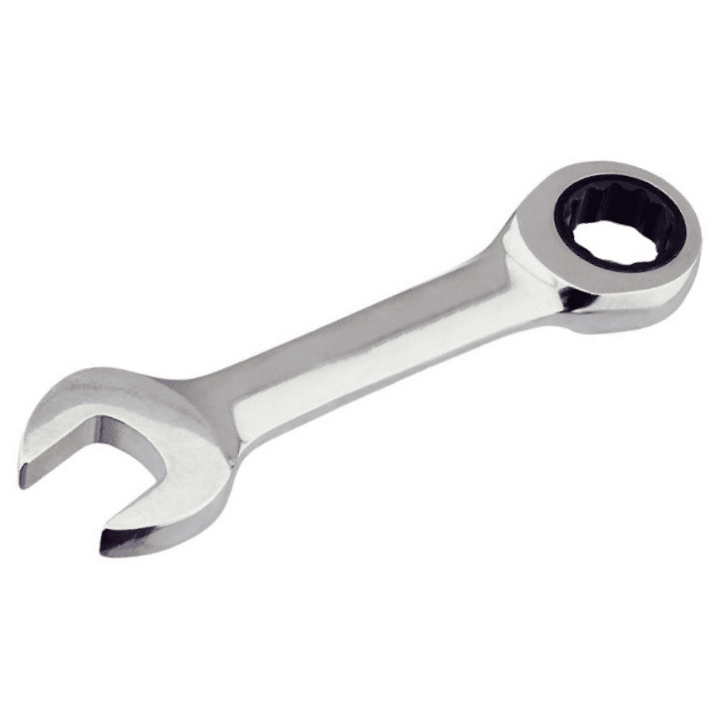 Ключ трещоточный короткий Cr-V 19 мм