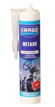 Герметик Krass для металла Серый 300мл