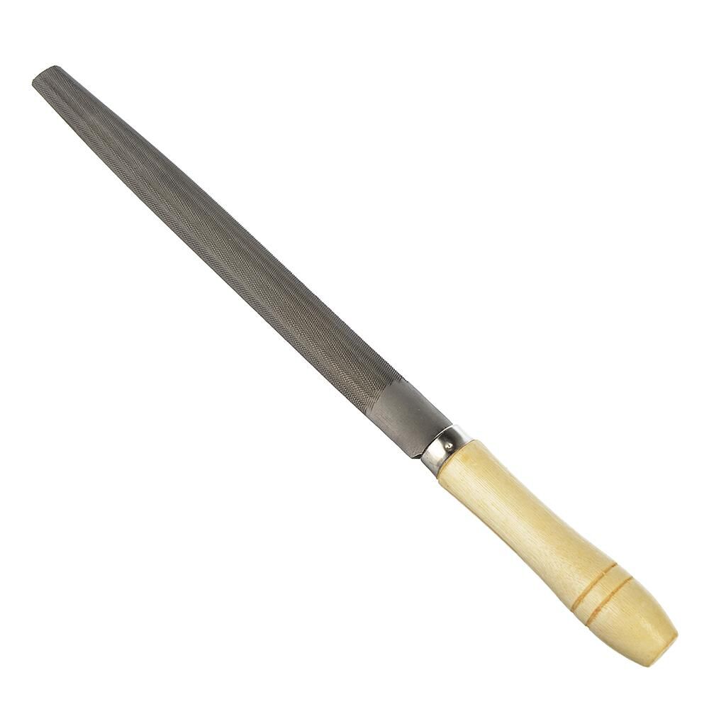 Напильник полукруглый Ермак 200 мм с деревянной ручкой, 645-033 #1