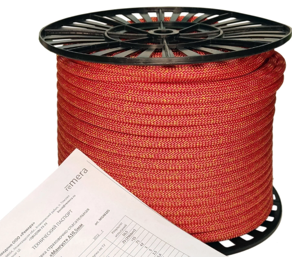 Верёвка страховочно-спасательная "Мангуст" 48 прядей, d10,5 мм