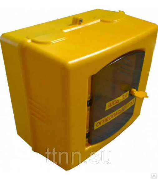 Ящик защитный для газового счетчика G6 (250 мм) ШС 2.0 пластмассовый, с дверцей