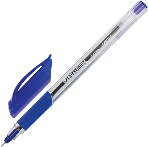 Ручка шариковая Brauberg Extra Glide GT синяя комплект 12 штук 0 35 мм (880009)