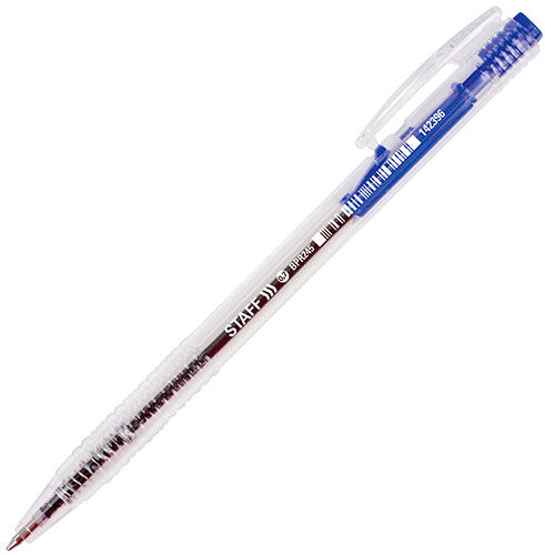 Ручка шариковая автоматическая Staff Basic BPR-245 синяя ВЫГОДНЫЙ КОМПЛЕКТ 50 штук 035 мм (880192)
