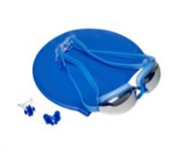 Набор для плавания: шапочка, очки, зажим для носа, беруши для бассейна