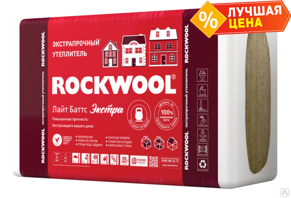 Rockwool баттс экстра