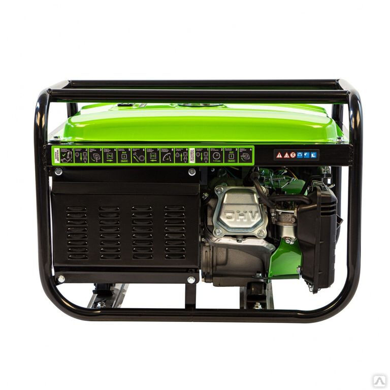 Генератор бензиновый БС-2800 2.5 кВт 230 В 15 л ручной стартер Сибртех 4
