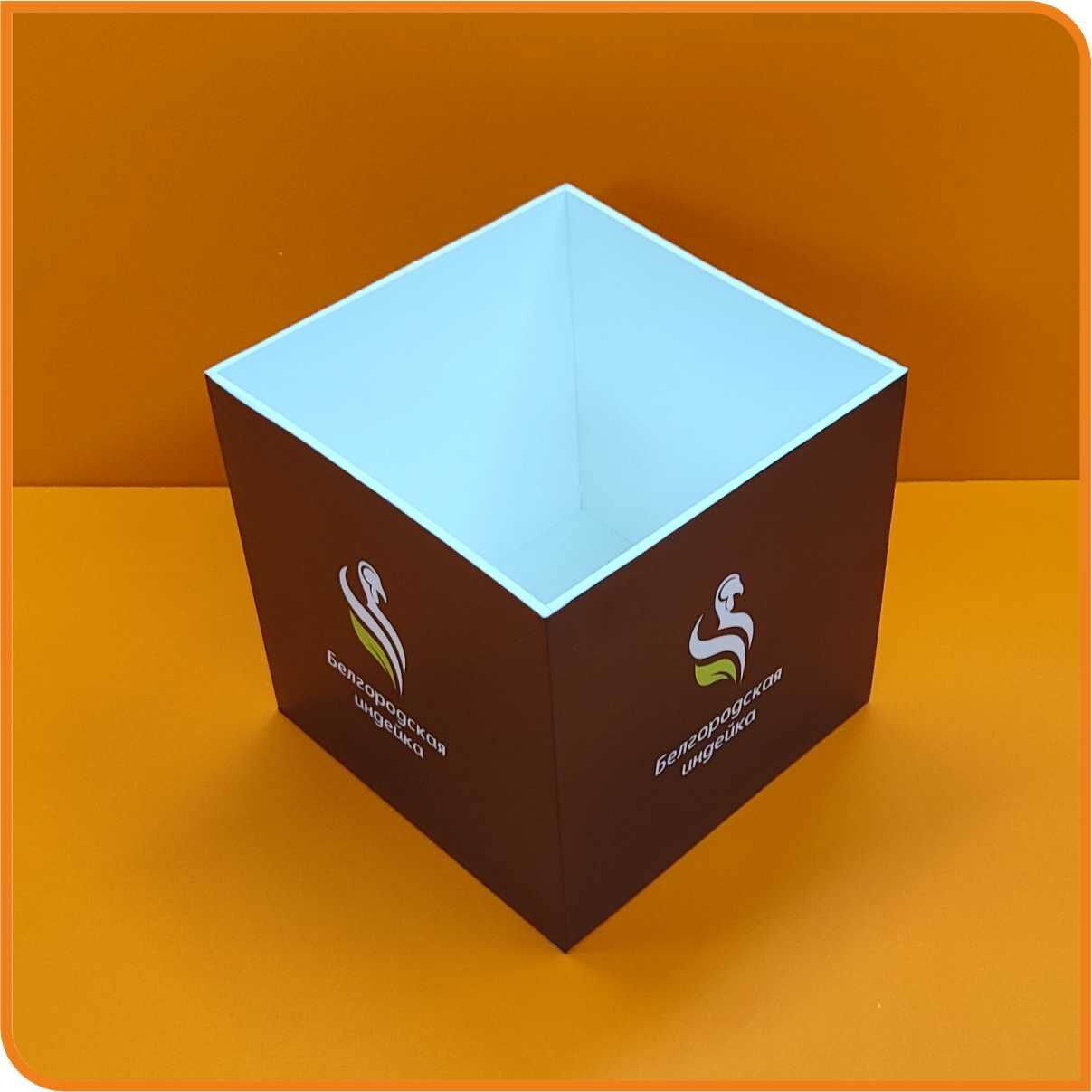 Изготовление пластмассовых коробок для чеков с логотипами 2