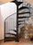 Лестница на ломаном зигообразном косоуре, металлическая, внутренняя, цвет черный #4