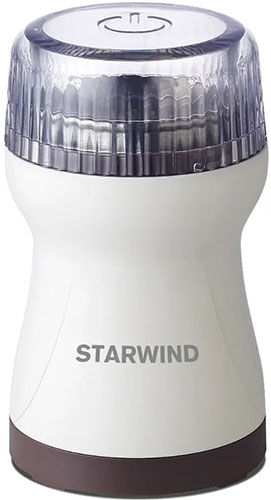 Кофемолка Starwind SGP4422 белый/коричневый
