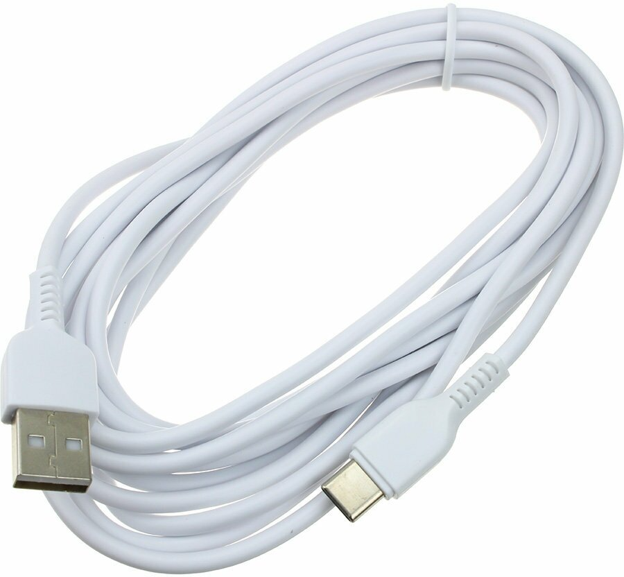USB кабель шт.USB (A) - шт.Type-C "Hoco" X20, 3А, 1,0м, белый 1
