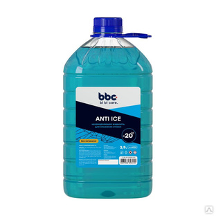 Жидкость стеклоомывающая зимняя -20°С, 3,9 л (4 шт) bi bi care 