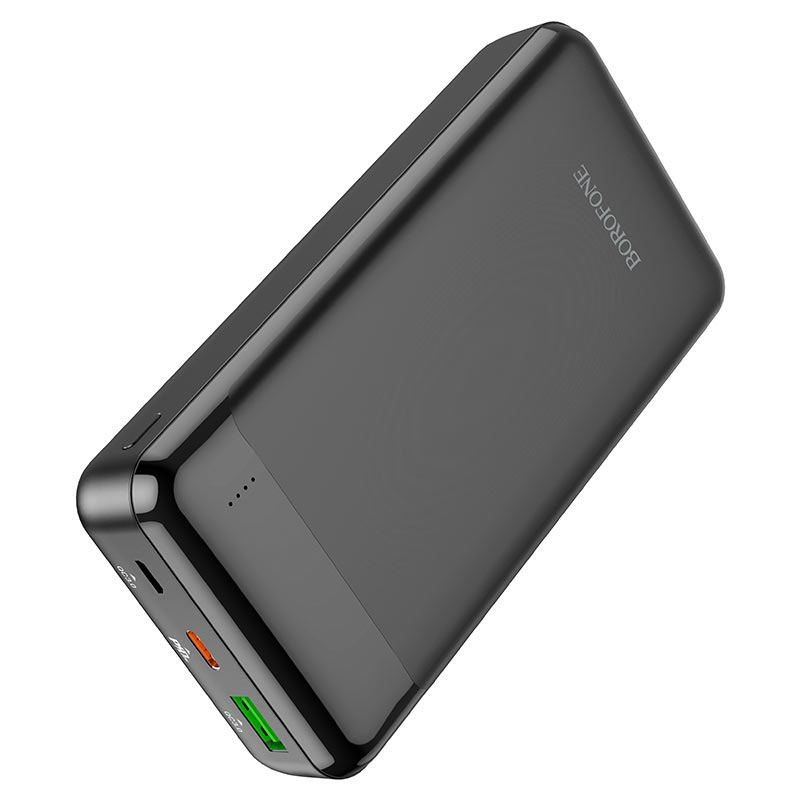 Портативный аккумулятор 20000 mAh "BoroFone" BJ19A 1гн.USB 3,0A+PD QC3.0, черный 2