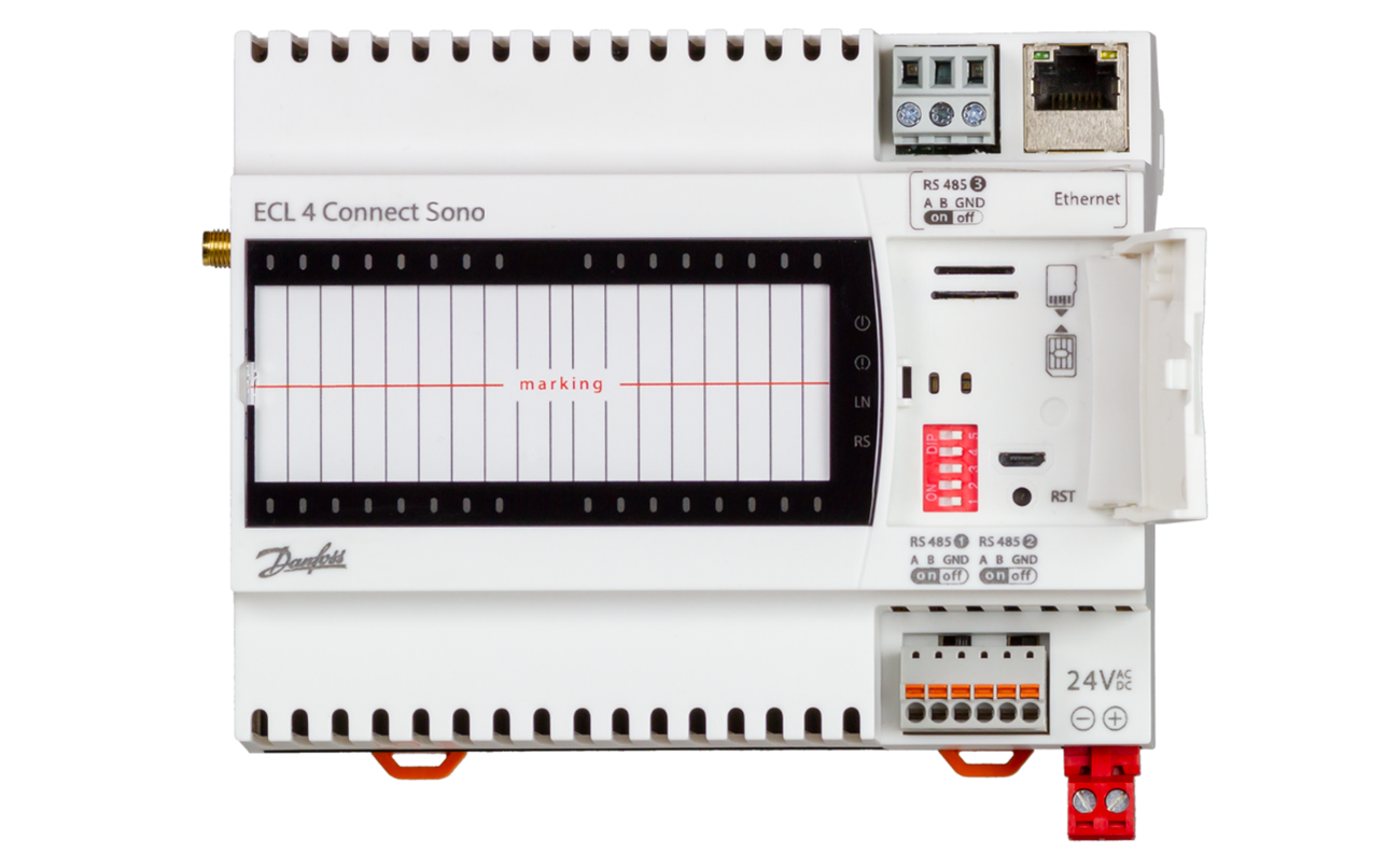 Теплосчетчик ECL4 SonoConnect RS-485/Ethernet 087H358001R