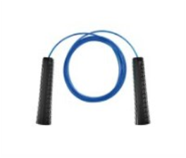 Скакалка с металлическим шнуром, для фитнеса, 3 метра, синяя