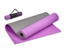 Коврик для йоги и фитнеса Bradex SF 0692, 190*61*0,6 см, двухслойный фиолетовый