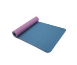 Коврик для йоги и фитнеса 183*61*0,6 TPE двухслойный фиолетовый