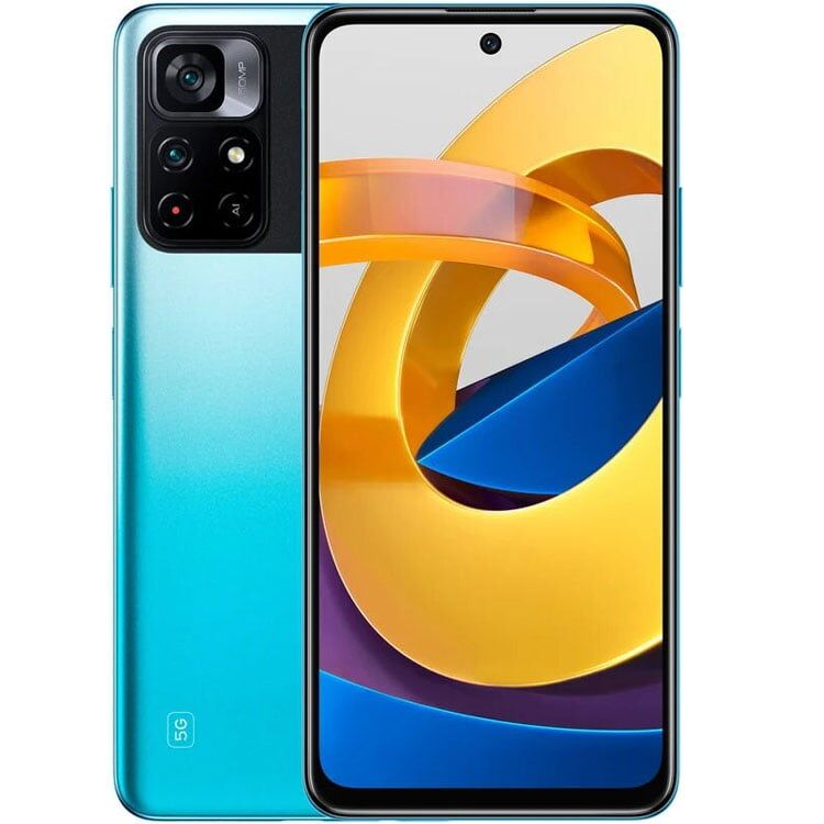 Смартфон Xiaomi Poco M4 Pro 5G 6/128GB Cool Blue (Синий) RU
