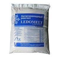 Антигололедный реагент Ledomelt 25 кг (до -20 гр.)