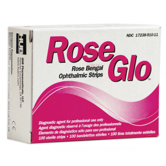 Rose Bengal (Rose GLO) Тест-полоски Contacare, Индия