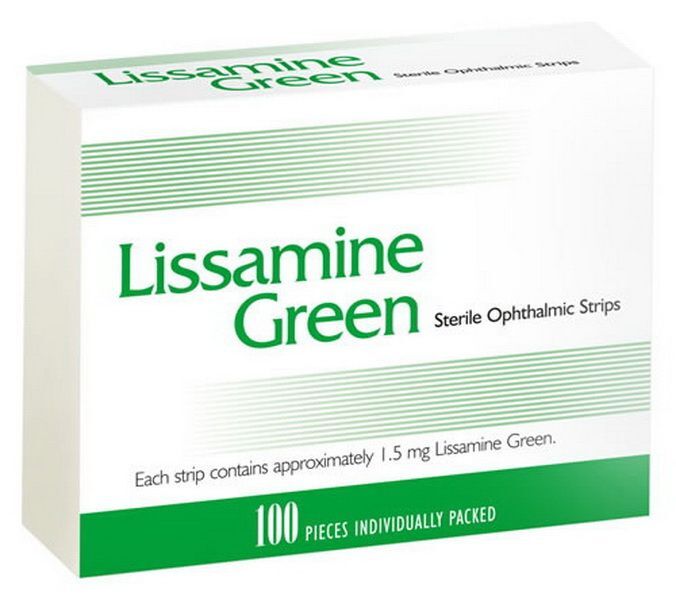 Lissamine Green Тест-полоски Contacare, Индия