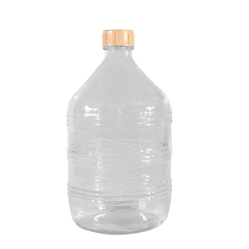 Бутыль 15 литров с крышкой Рифлёная